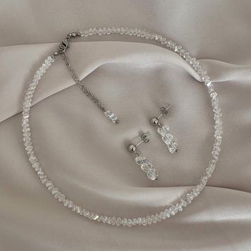 Classic Crystal Necklace, 6mm, Steel