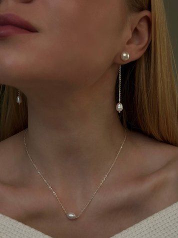 Pearl earrings-transformers, Silver plating