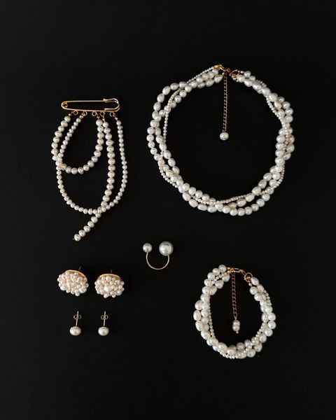 Унісекс брошка &laquo;Pearl mix&raquo;  AA333696 фото