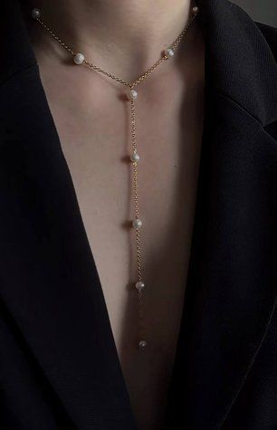 Maxi Tie Necklace, Steel