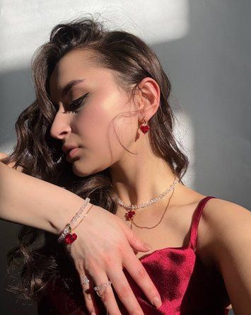 Кольє трансформер &laquo;Color hearts&raquo; 112 фото