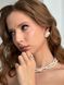 Necklace &laquo;Five elegance&raquo;, Steel