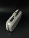 Clutch bag "Silver pearls" double-sided, silver color