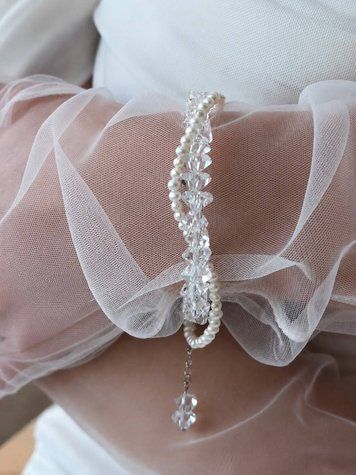 Подвійний браслет &laquo;Glow pearls&raquo;  СТ871084 фото