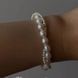 Double Pearl Bracelet: Large + Micro-Pearls, Steel