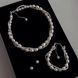 Double Pearl Bracelet: Large + Micro-Pearls, Steel